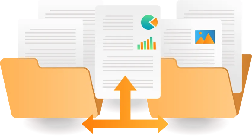 Transférer les données du dossier  Illustration
