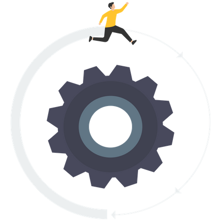 Transformación del negocio  Ilustración