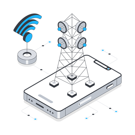 Transmission Tower  Illustration