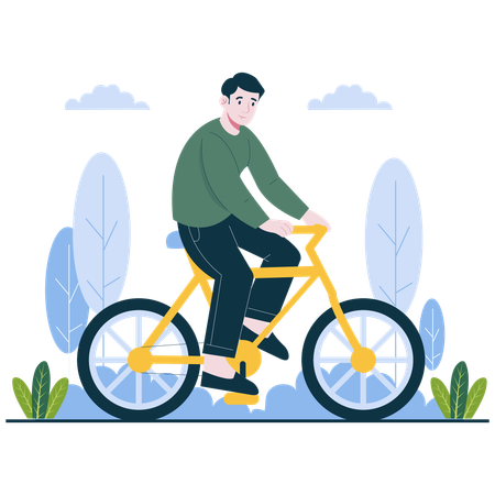 Transport écologique  Illustration
