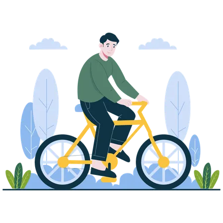 Transport écologique  Illustration
