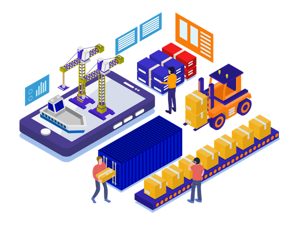 Transportation Company  イラスト