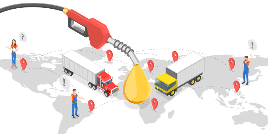 Transportation Fuels  イラスト
