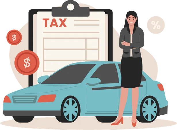 Transportation tax  Illustration