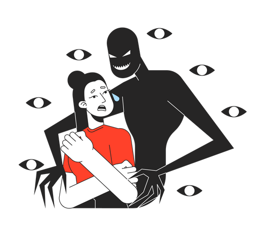 Transtorno de Esquizofrenia  Illustration