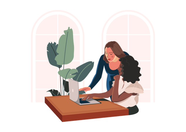 Travail en équipe  Illustration