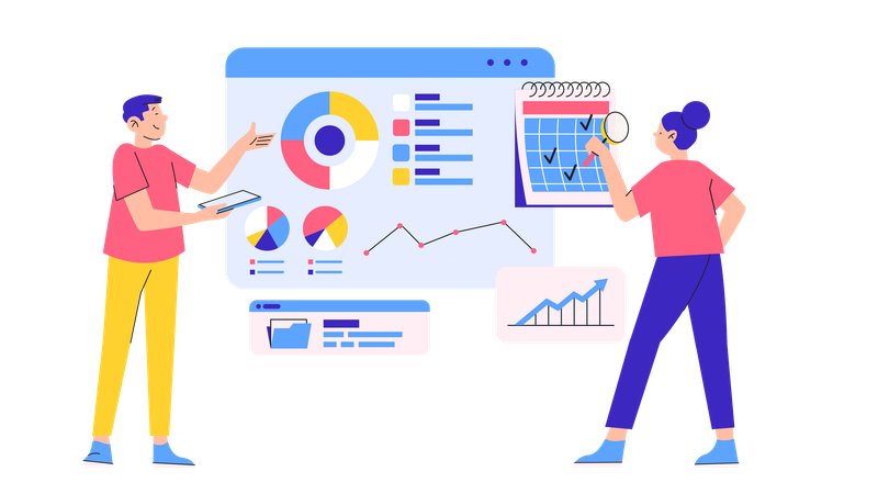 Travail en équipe  Illustration