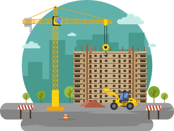 Travaux de construction  Illustration