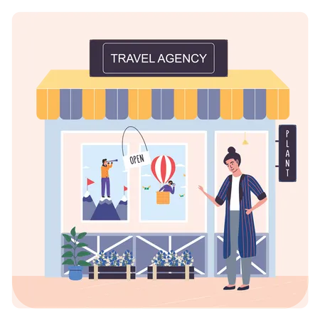Travel Agency Illustration