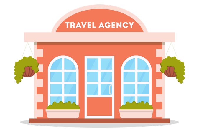 Travel Agency Business  Illustration