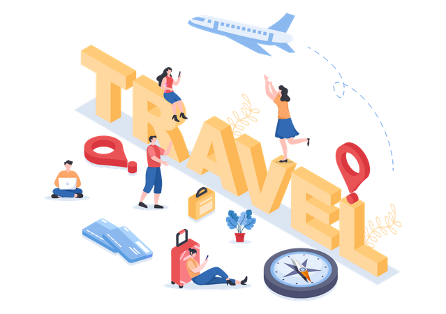 Travel agency  Illustration