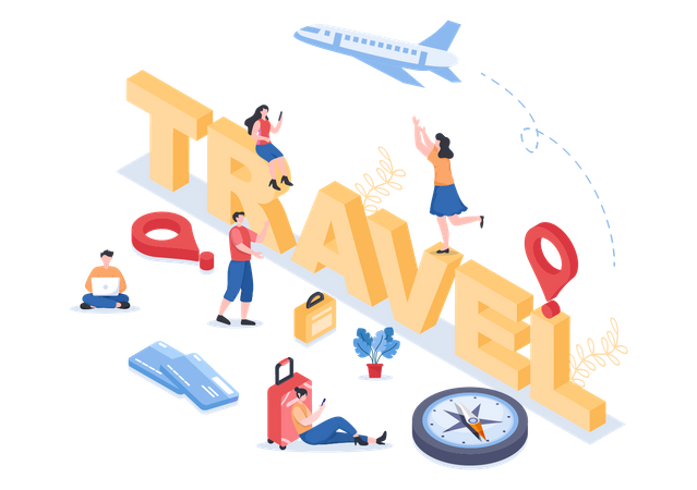 Travel agency  Illustration