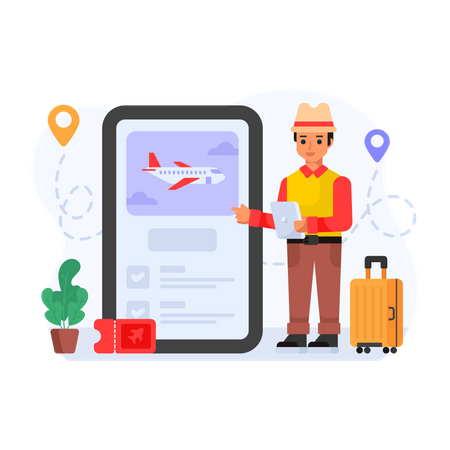 Travel App  Illustration