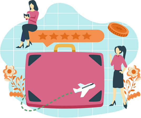 Travel bag  Illustration