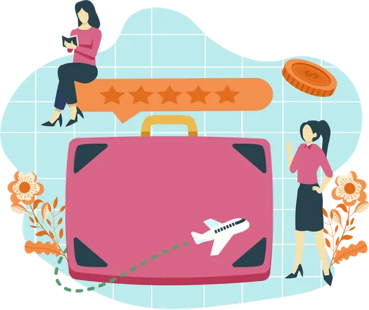 Travel bag  Illustration