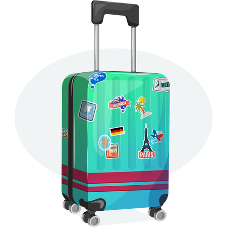 Travel bag  Illustration