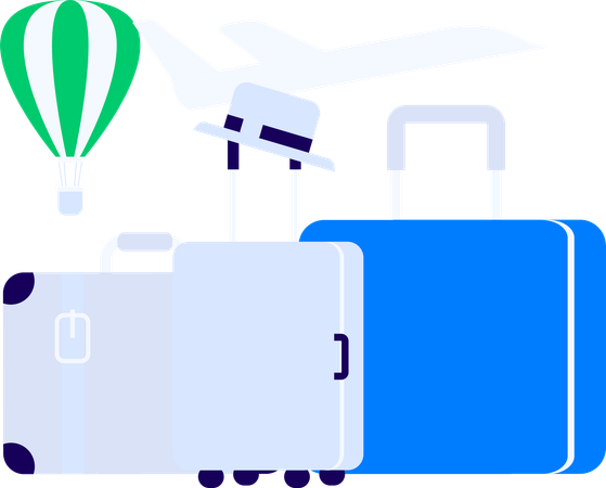 Travel bags  Illustration