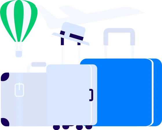 Travel bags  Illustration