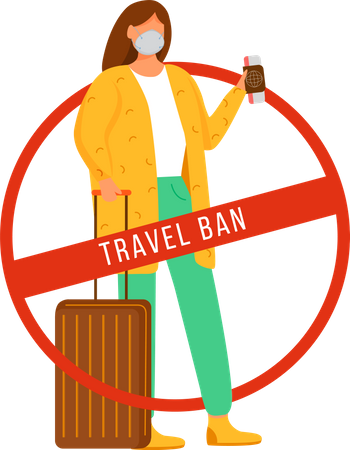 Travel ban  Illustration