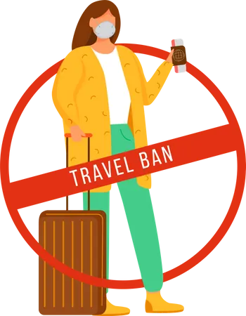 Travel ban  Illustration