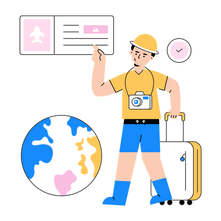 Travel Budget  Illustration