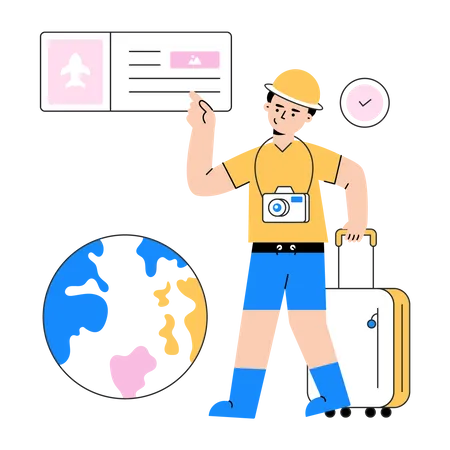 Travel Budget  Illustration