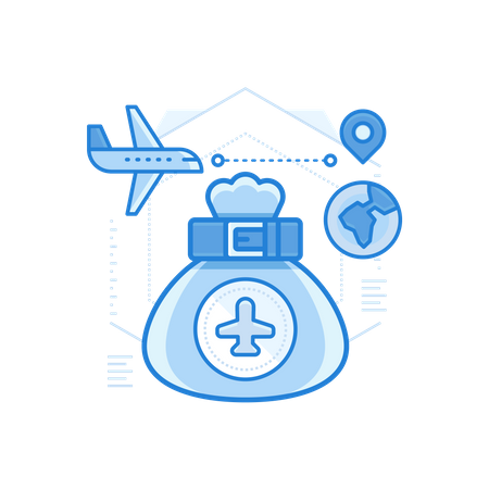 Travel Budget  Illustration