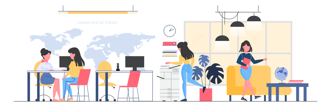 Travel Company  Illustration