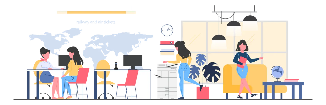 Travel Company  Illustration