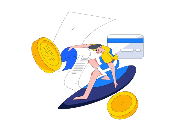 Travel credit card  Illustration