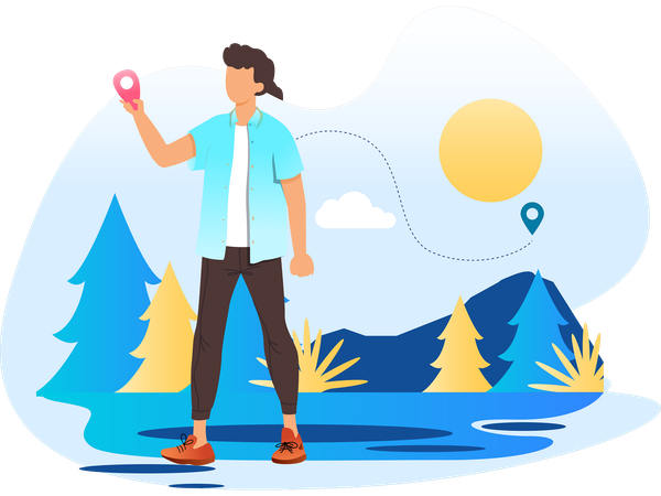 Travel Destination  Illustration