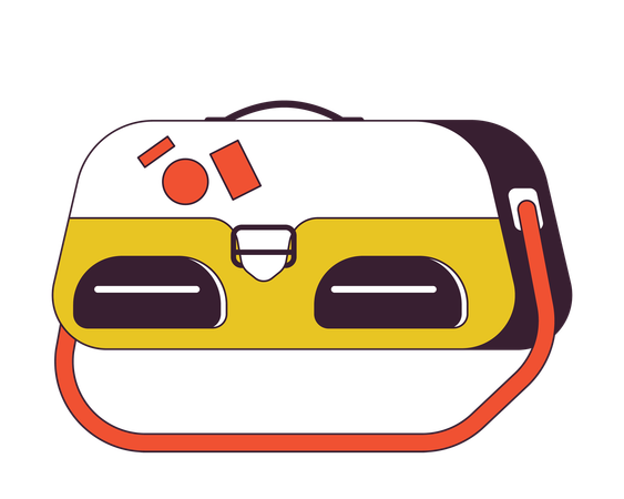 Travel handbag  Illustration