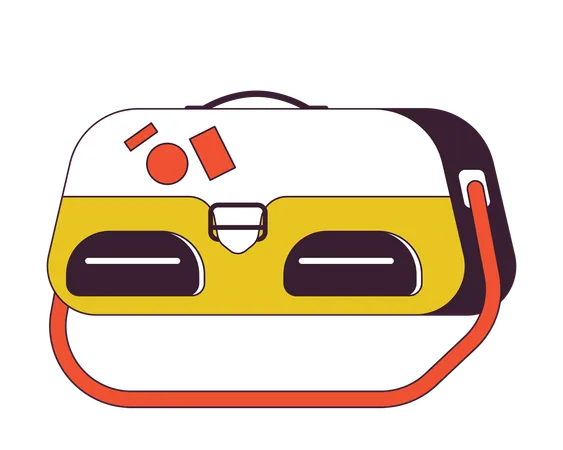 Travel handbag  Illustration