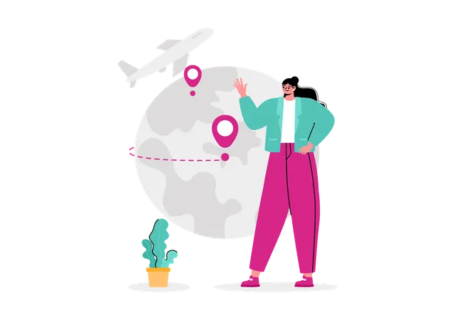 Travel Immigration Consultant  Illustration