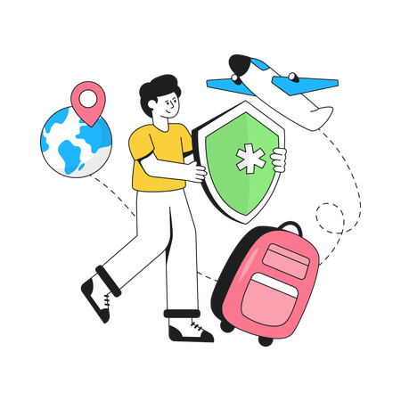 Travel Insurance  Illustration