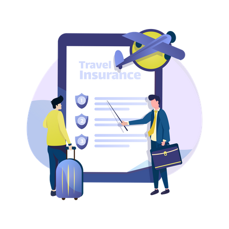 Travel insurance  Illustration