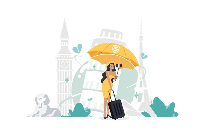 Travel Insurance  Illustration