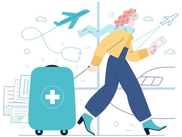 Travel insurance  Illustration