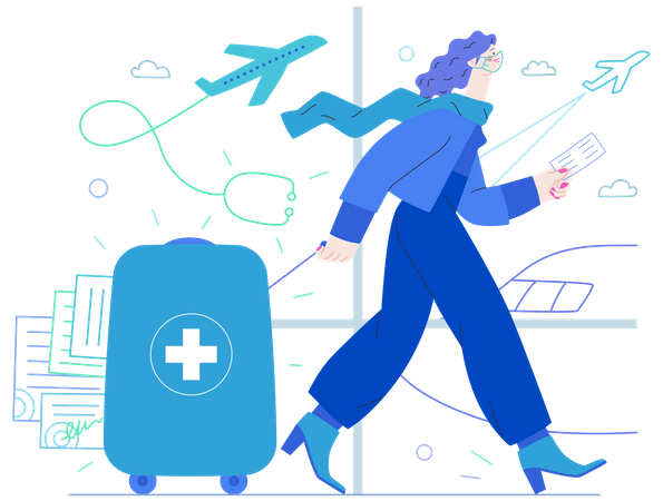 Travel insurance  Illustration