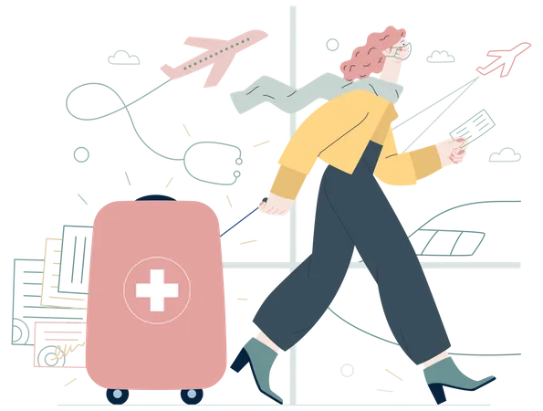 Travel insurance  Illustration