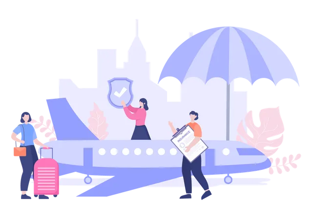 Travel Insurance  Illustration