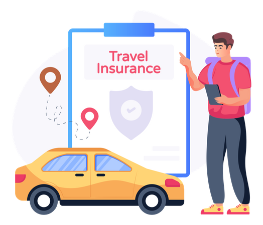 Travel Insurance  Illustration