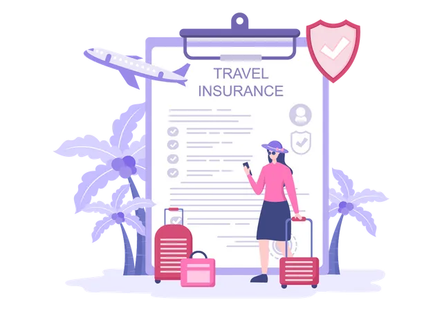 Travel Insurance Policy  Illustration