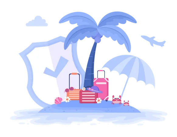 Travel Insurance Policy  Illustration