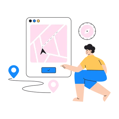 Travel location  Illustration