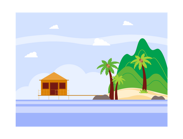 Travel location  イラスト