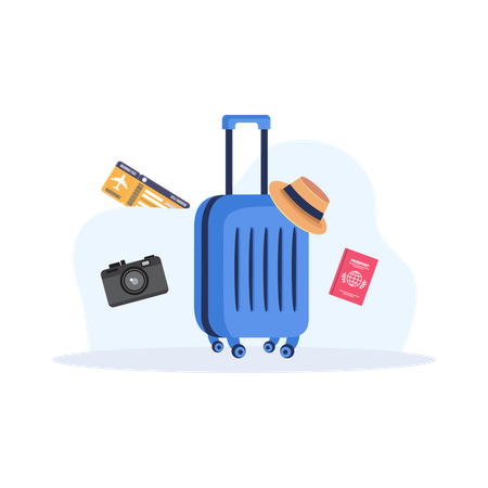 Travel Luggage  Ilustração