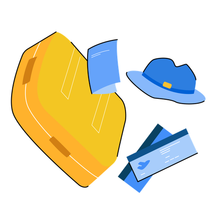 Travel luggage  Illustration