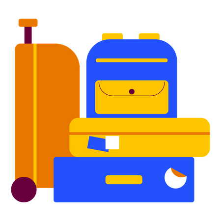 Travel Luggage  일러스트레이션