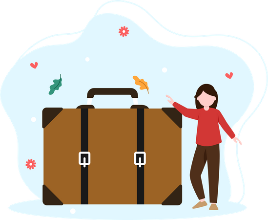 Travel Luggage  Illustration